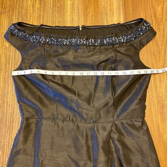 Melrose Social Black Beaded Neckline Cocktail Dress size 14 NWT - Picture 5 of 16